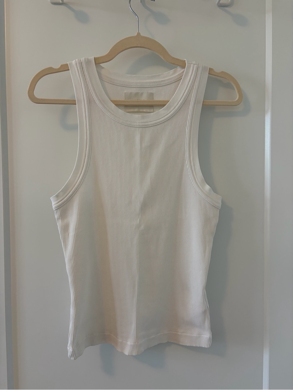 Citizens Of Humanity White Ribbed Tank Top